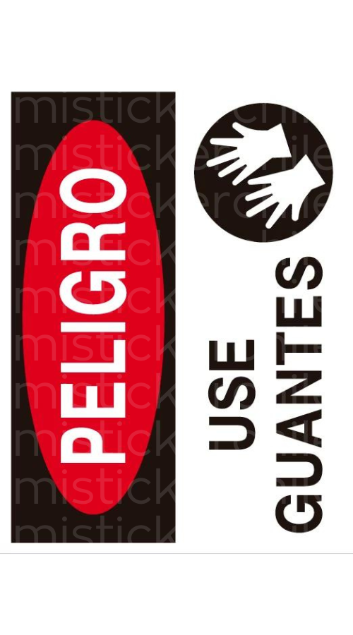 Señaletica peligro personalizado