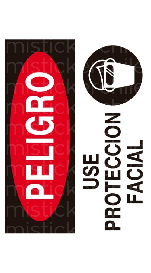 Señaletica peligro personalizado