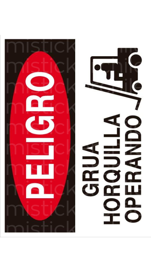 Señaletica peligro personalizado
