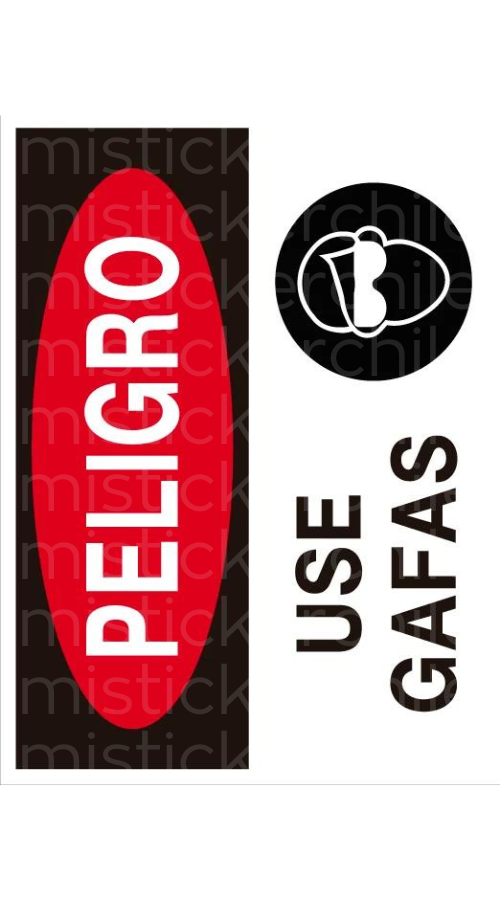 Señaletica peligro personalizado
