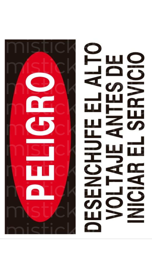 Señaletica peligro personalizado