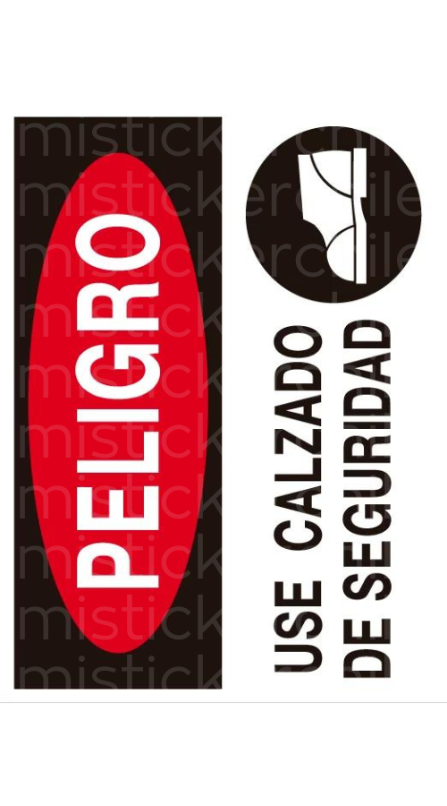 Señaletica peligro personalizado