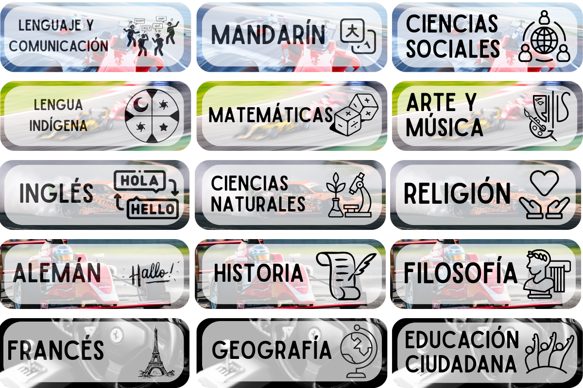 Día 5: Stickers de Materias