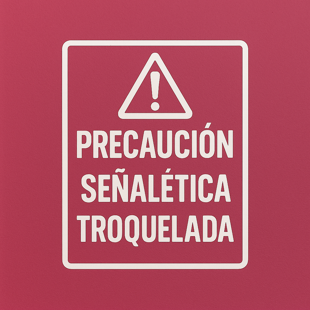Señaleticas troquelada