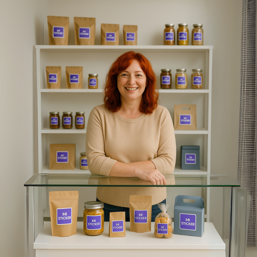 Sticker con tu Logo Personalizado