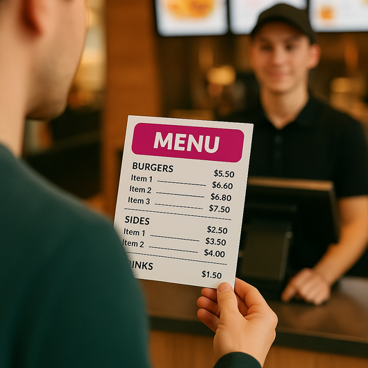 Cartel Rígido con Precios