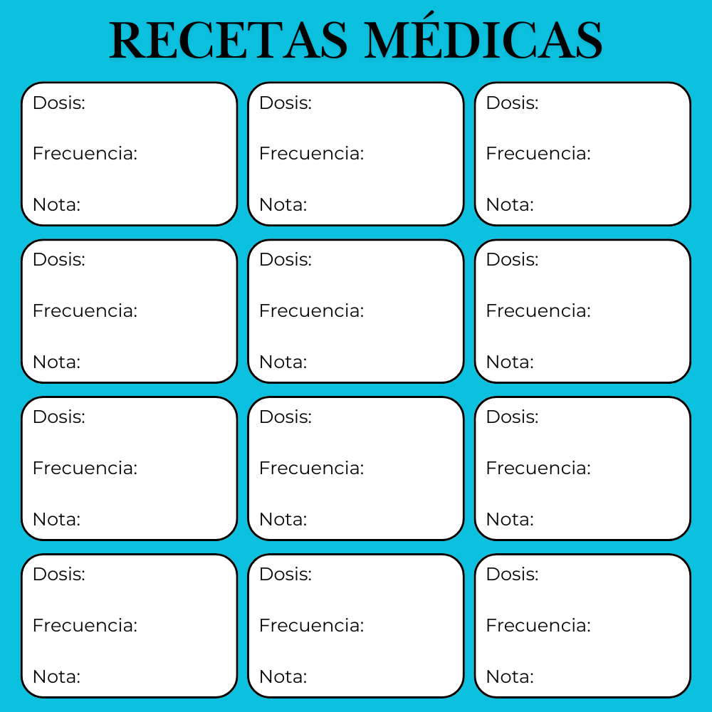 Día 6: Stickers de Recetas Médicas