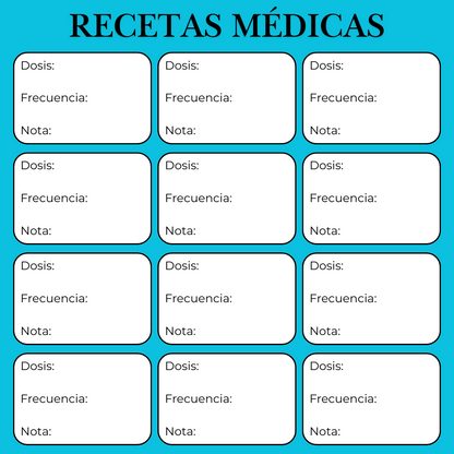 Día 6: Stickers de Recetas Médicas