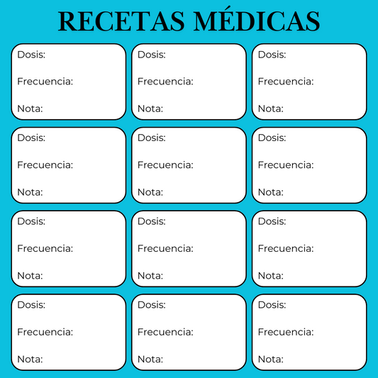 Día 6: Stickers de Recetas Médicas