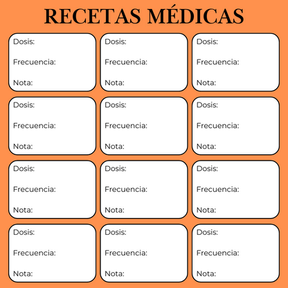 Día 6: Stickers de Recetas Médicas