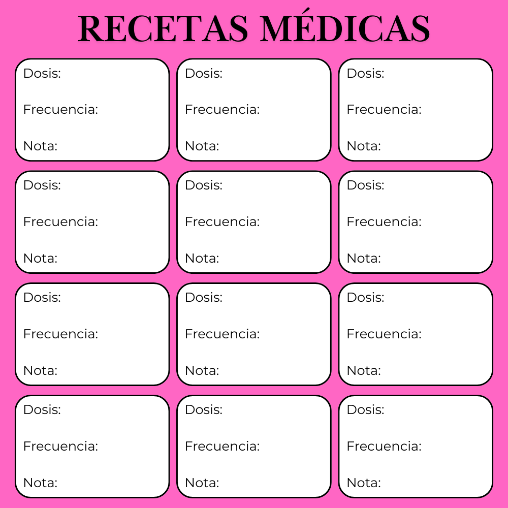Día 6: Stickers de Recetas Médicas