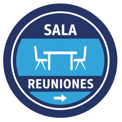 Día 21: Sticker para Salas de Reuniones y Oficinas