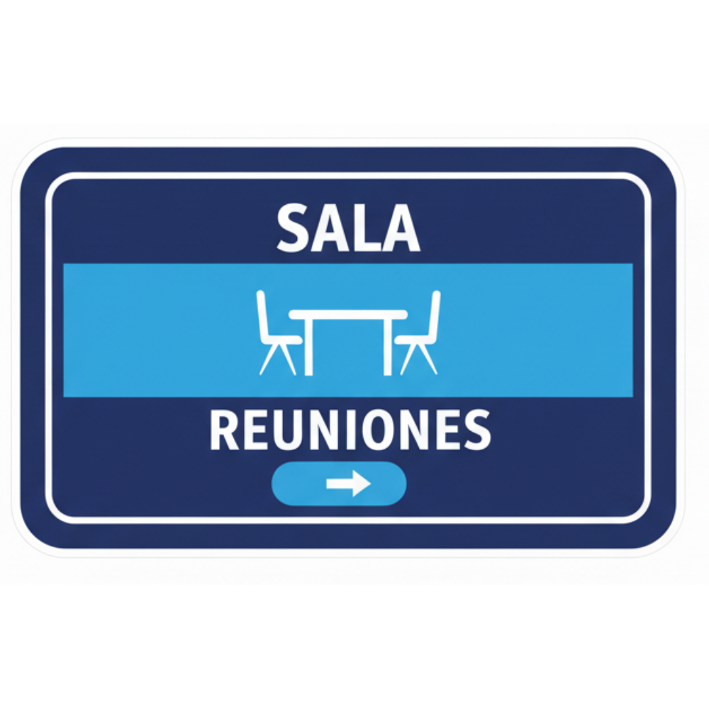 Día 21: Sticker para Salas de Reuniones y Oficinas