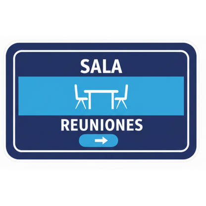 Día 21: Sticker para Salas de Reuniones y Oficinas